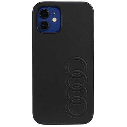 Picture of Audi Synthetic Leather iPhone 12|12 Pro 6.1" czarn