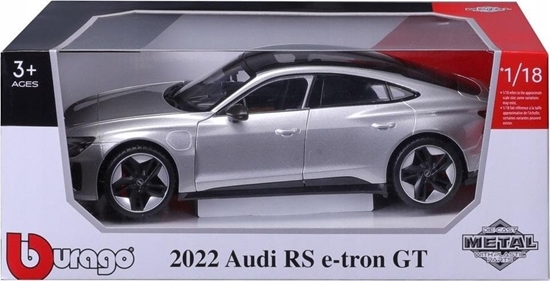 Изображение Audi RS e-tron GT silver 1:18 BBURAGO