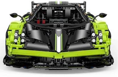 Attēls no Autko 1:8 Pagani Huayra BC Klocki Zielony RASTAR EDUKAMP