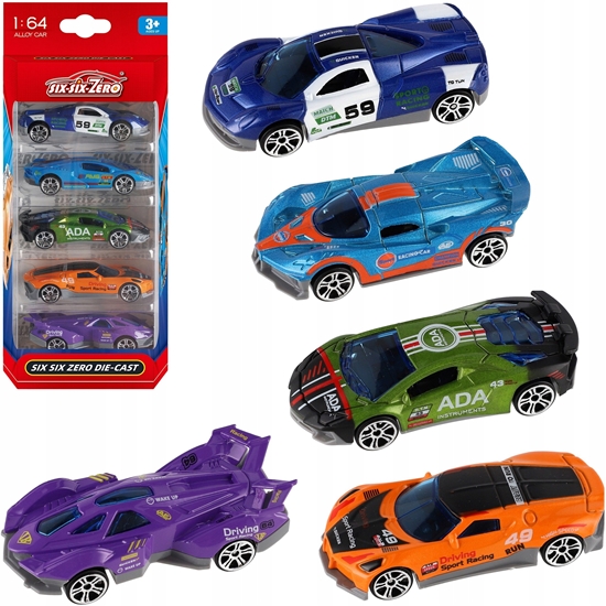 Picture of Auto metalowe resorak 5szt