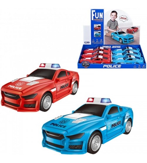 Picture of Auto Policija ar skaņu un gaismu 18 cm HW22046520