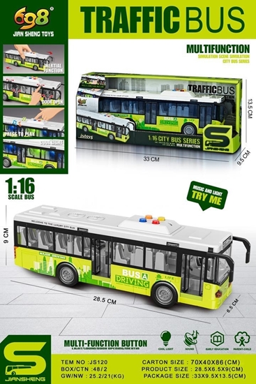 Picture of Autobus z Funkcj wiate i Dwiku Zielony EDUKAMP