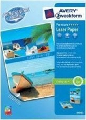 Attēls no Avery Zweckform Papier Avery do kolorowych drukarek laserowych, byszczcy, dwustronnie powlekany, 150 g, 297 x 420 mm A3