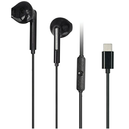 Изображение AWEI słuchawki stereo PC-7T USB-C 1.2m czarny|blac