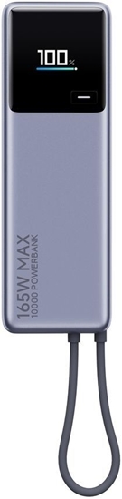 Picture of Ārēja baterija Xiaomi 10000mAh Silver ar integrētu USB-C  vadu