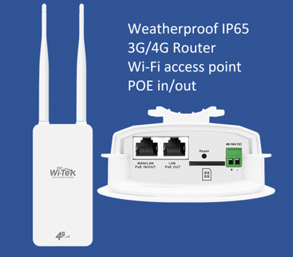 Picture of Ārējais 4G/LTE rūteris ar iebūvētu Wi-Fi moduli, PoE In/Out, IP65