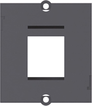 Изображение Bachmann custom module frame 1x Keystone, black