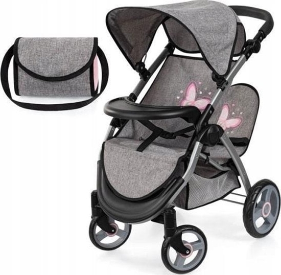 Picture of Bayer Bayer Wózek dla lalek dla bliniaków szary 39433AA