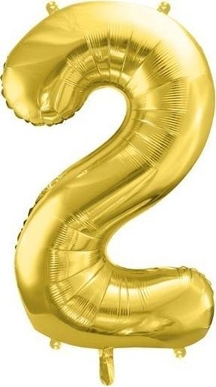 Изображение Balon fol.Cyfra 2 72cm j.zoty 33429