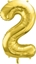 Изображение Balon fol.Cyfra 2 72cm j.zoty 33429