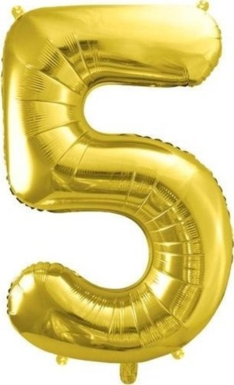Picture of Balon fol.Cyfra 5 72cm j.zoty 33542