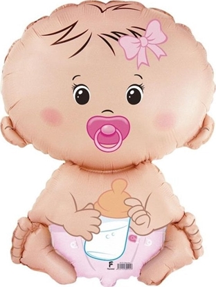 Picture of Balon foliowy bobas Dziewczynka 67cm