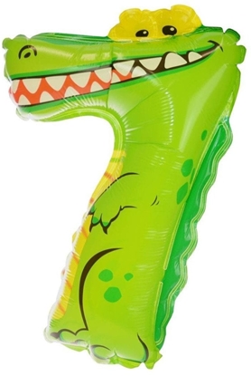 Attēls no Balon foliowy cyferka 7 zwierztko