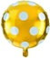 Picture of Balon foliowy kropki zoty
