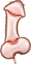 Picture of Balon foliowy Penis róowe zoto 55.5x112cm