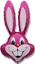 Picture of Balon foliowy Rabbit róowy 90x58cm