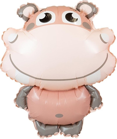 Изображение Balon foliowy Zoo - hipopotam