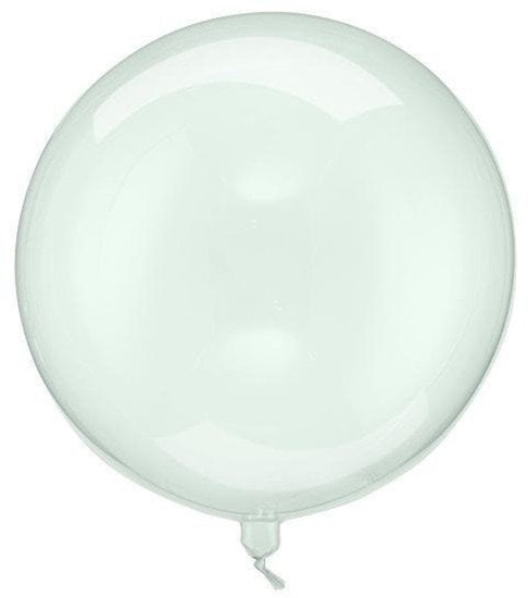 Изображение Balon Kula transparentny zielony 40cm