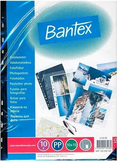 Picture of Bantex BANTEX Fotolommer 10x15 Sort