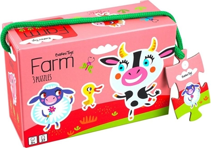 Attēls no Barbo Toys Moje pierwsze puzzle, 3 ukadanki