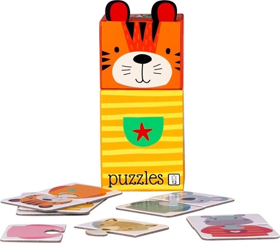 Picture of Barbo Toys Puzzle dla dzieci 6 ukadanek po 2el Zwierztka
