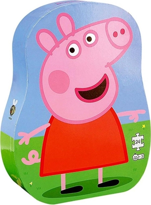 Attēls no Barbo Toys Puzzle dla dzieci w ozdobnym pudeku winka Peppa