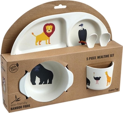 Attēls no Barbo Toys Zestaw Naczy Dziecicych z Melaminy Safari