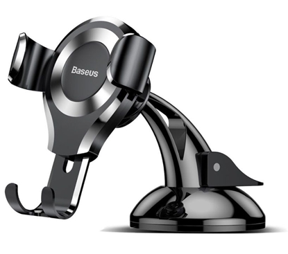 Picture of Baseus - Baseus SUYL-XP0S Osculum Gravity Car Mount Black/Silver