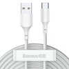 Picture of Baseus Baseus 2x USB cable - USB Type C fast charging Power Delivery Quick Charge 40 W 5 A 1.5 m white (TZCATZJ-02)