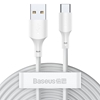 Picture of Baseus Baseus 2x USB cable - USB Type C fast charging Power Delivery Quick Charge 40 W 5 A 1.5 m white (TZCATZJ-02)