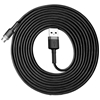 Picture of Baseus Baseus Cafule Cable durable nylon cable USB / micro USB 2A 3M black-gray (CAMKLF-HG1)