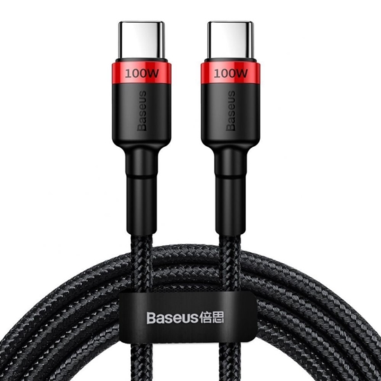 Изображение Baseus Baseus Cafule PD2.0 100W flash charging USB For Type-C cable (20V 5A)2m Red+Black
