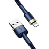 Picture of Baseus Baseus Cafule USB-A / Lightning 2.4A QC 3.0 cable 1 m - blue-gold