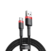 Изображение Baseus Baseus Cafule USB-A / USB-C QC 3.0 3A cable 1 m - black and red