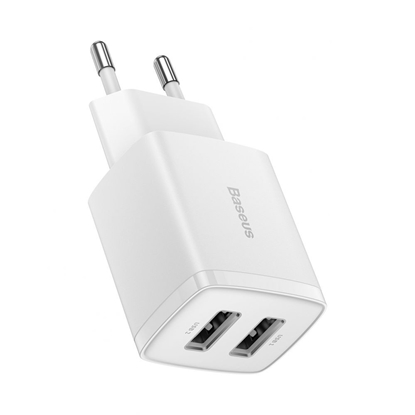 Изображение adowarka Baseus Compact 2x USB-A 2.1 A (CCXJ010202)