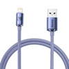 Picture of Baseus Baseus Crystal Shine cable USB to Lightning, 2.4A, 1.2m (purple)