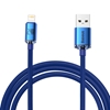 Picture of Baseus Baseus Crystal Shine Series cable USB cable for fast charging and data transfer USB Type A - Lightning 2.4A 2m blue (CAJY000103)