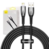 Picture of Baseus Baseus Glimmer Series cable USB-A - Lightning 480Mb/s 2.4A 2m black