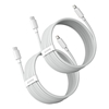 Изображение Baseus Baseus Simple Wisdom Lightning / USB-C cable 20W 1.5 m 2 pcs - white