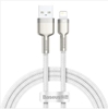 Picture of Baseus Cable Cafule Metal USB - Lightning 1,0 m 2,4A White