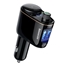 Attēls no Baseus Locomotive Bluetooth FM Transmitter MP3 Car Charger 2x USB 3.4A Black