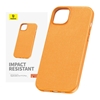 Picture of Baseus Phone Case for iPhone 15 Plus Baseus Fauxther Series (Orange)