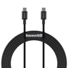 Picture of Baseus Baseus CATYS-C01 USB-C - USB-C PD QC FCP cable 100W 5A 480Mb/s 2m - black