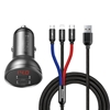 Picture of Baseus TZCCBX-0G 24W Car Charger with 3in1 Multi-Charging Cable