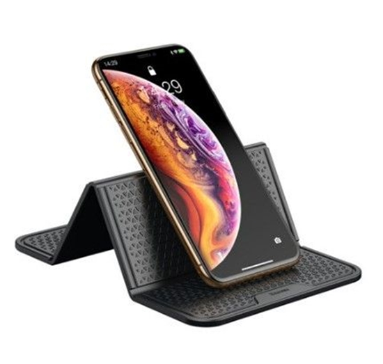 Изображение Baseus Universal olding Bracket Antiskid Pad folding self-adhesive anti-slip mat nanopad black (SUWNT-01) Black