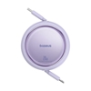 Изображение Baseus Baseus Free2Pull Cable Retractable USB-C / Lightning 20W 1m - Purple