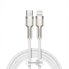 Picture of Baseus USB-C cable for Lightning Baseus Cafule, PD, 20W, 1m (white)