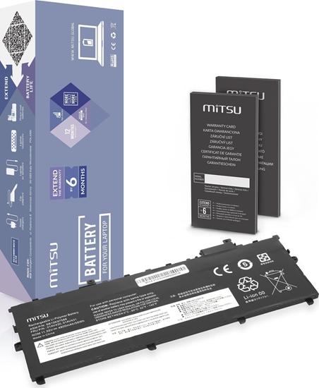 Picture of Bateria 01AV430 do Lenovo ThinkPad X1 Carbon 5 6 2017 2018 4800 mAh (55 Wh) 11.55V