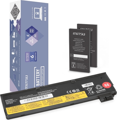 Picture of Bateria 45N1126 45N1127 do Lenovo ThinkPad T440 T450s X240 X260 L450 L460 2060 mAh (24 Wh) 11.4V