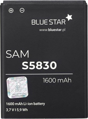 Attēls no Bateria Blue Star BlueStar Battery Samsung S5660 Gio S5670 Fit S5830 Ace Li-Ion 1600 mAh Analog EB494358VU